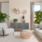 TEMPORARY SEQUENCE Sideboard mit 3 Türen in Eiche-Optik