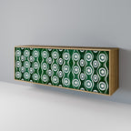 GREEN EYES 3-Door Sideboard in Oak Effect