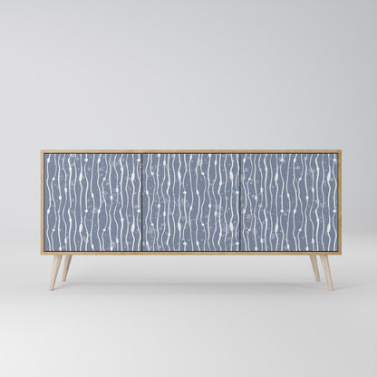 GRAPHITE RAIN 3-türiges Sideboard