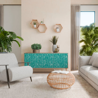 TURQUOISE RAIN 3-türiges Sideboard