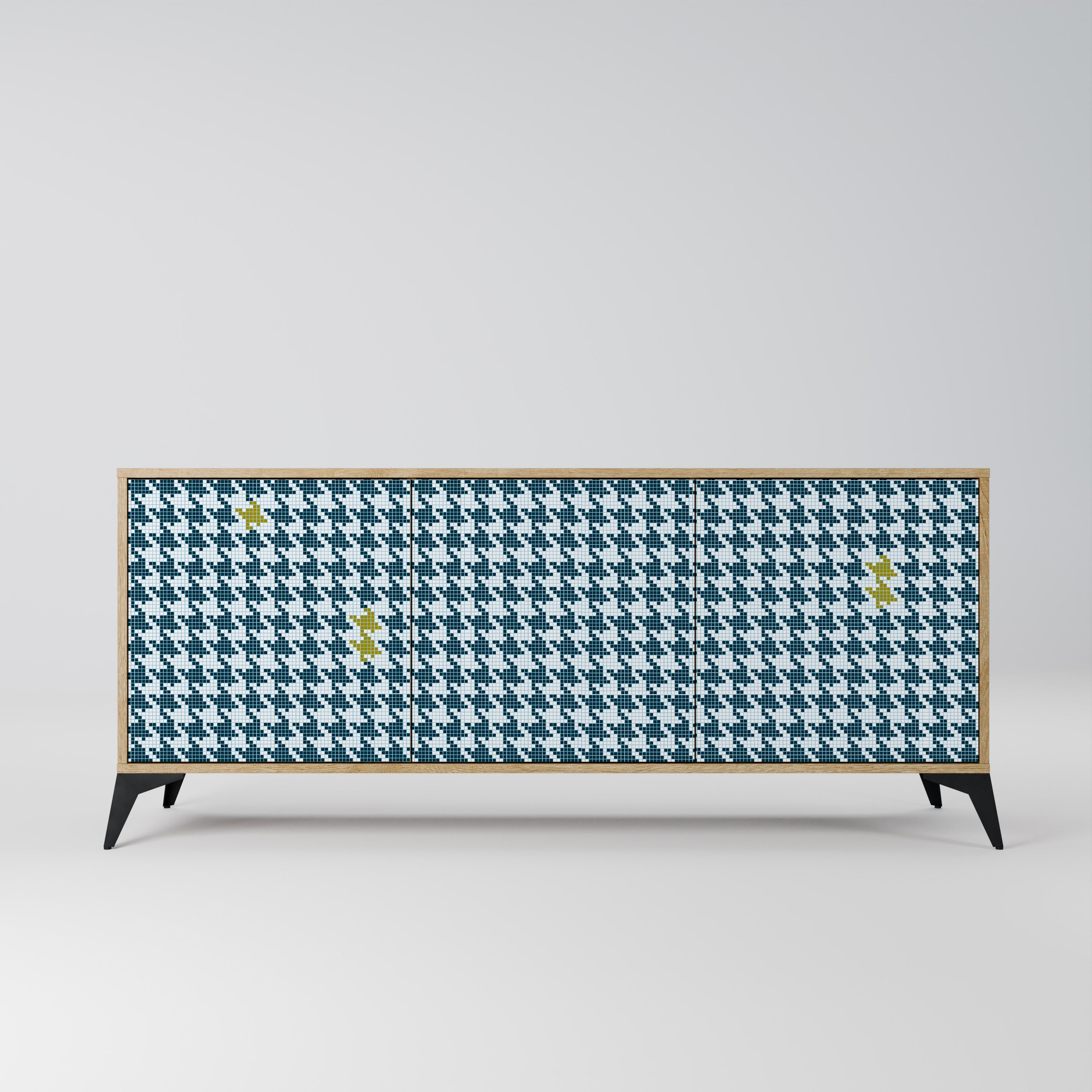 OUT OF CONTEXT 3-Door Sideboard in Oak Effect