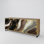 GOLD DUST 3-Door Sideboard in Oak Effect