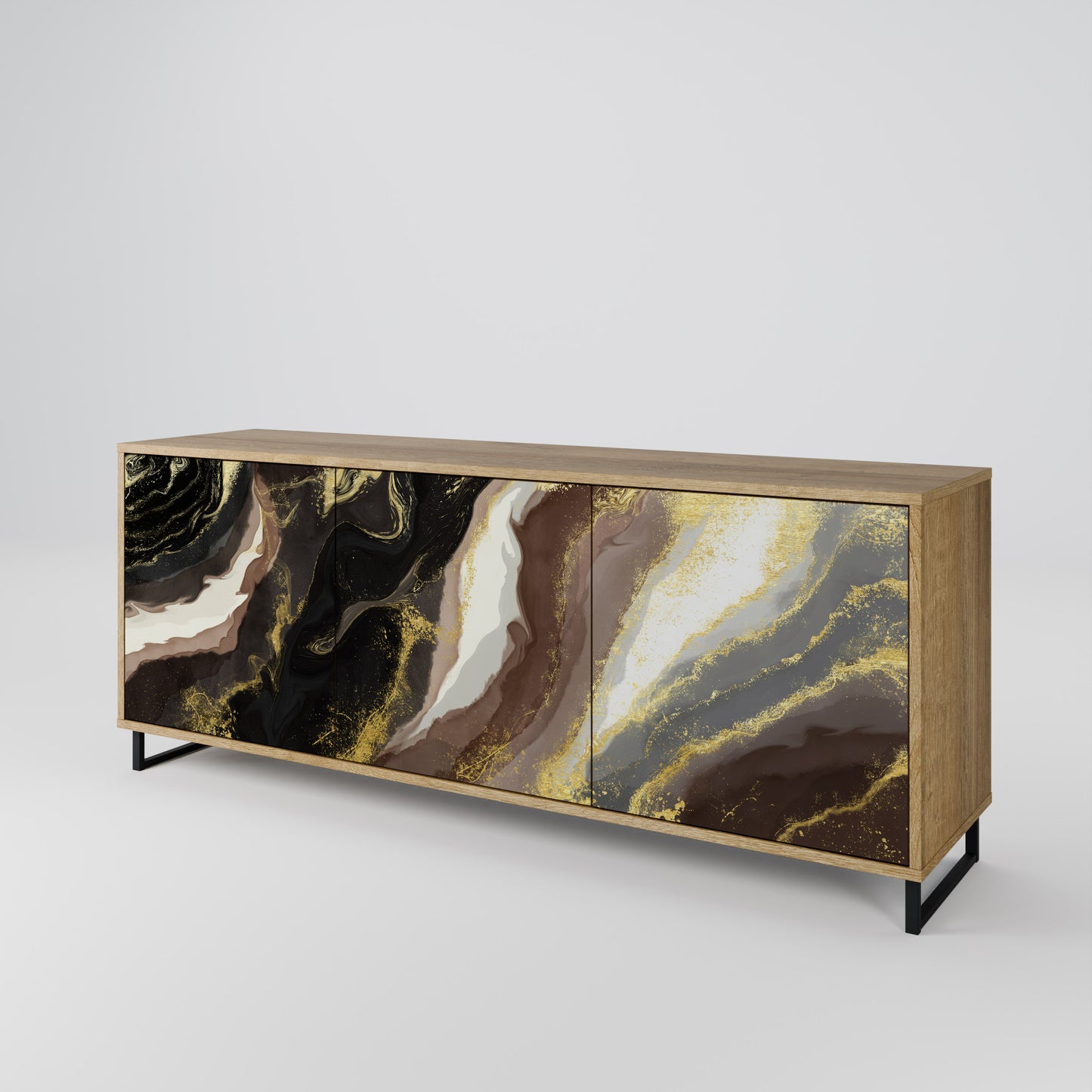 GOLD DUST 3-türiges Sideboard