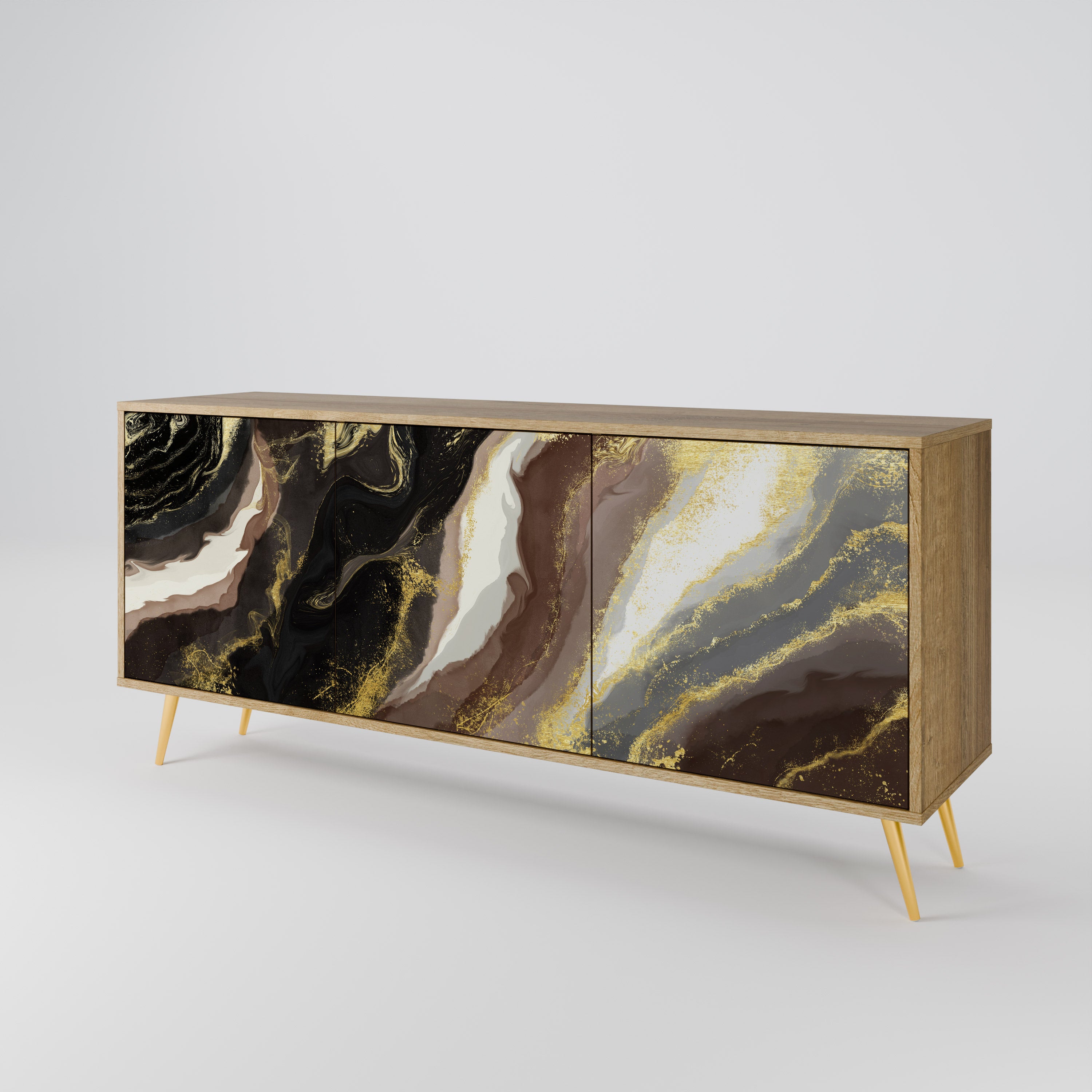 GOLD DUST 3-türiges Sideboard