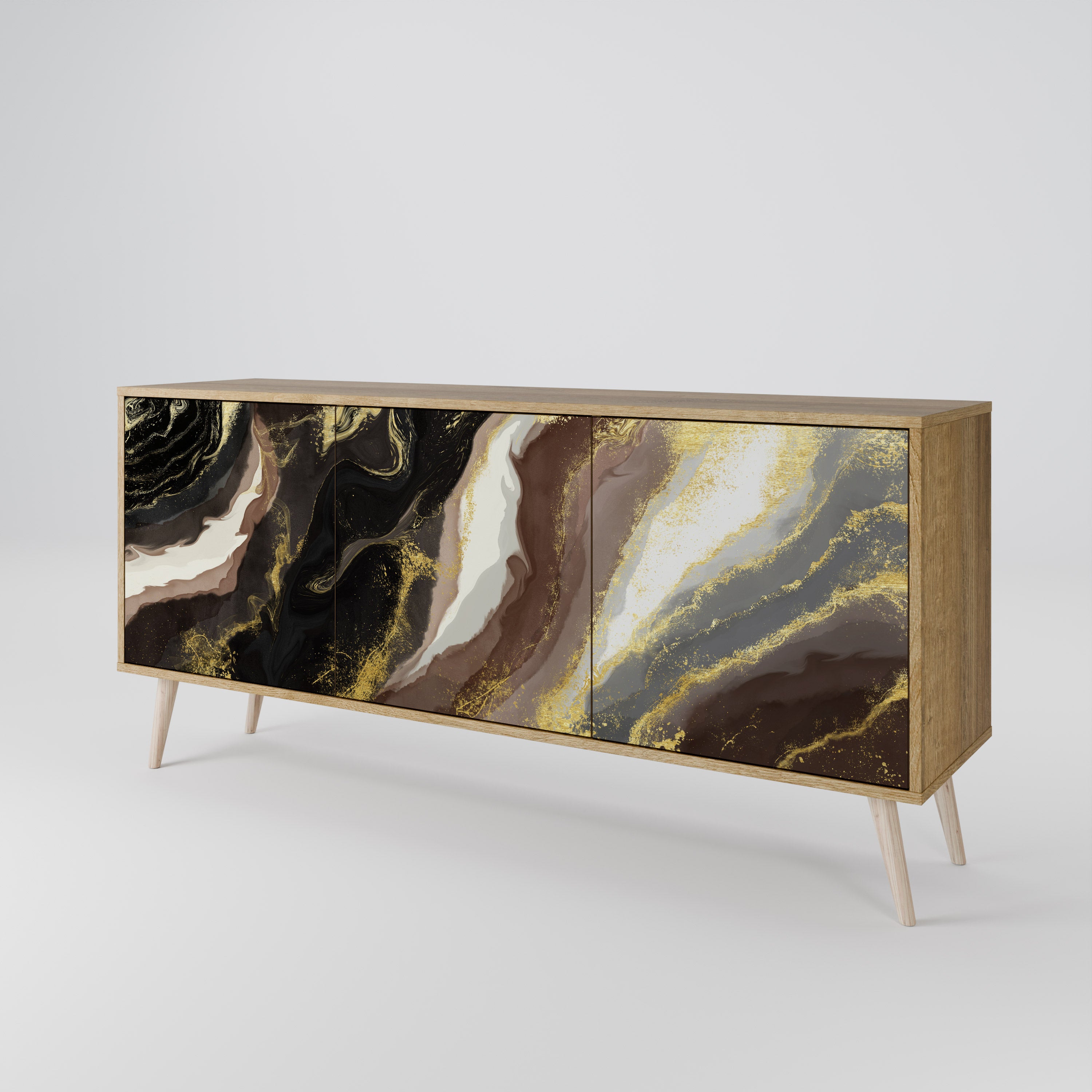 GOLD DUST 3-türiges Sideboard