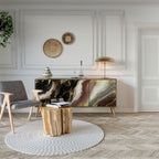 GOLD DUST 3-Door Sideboard in Oak Effect