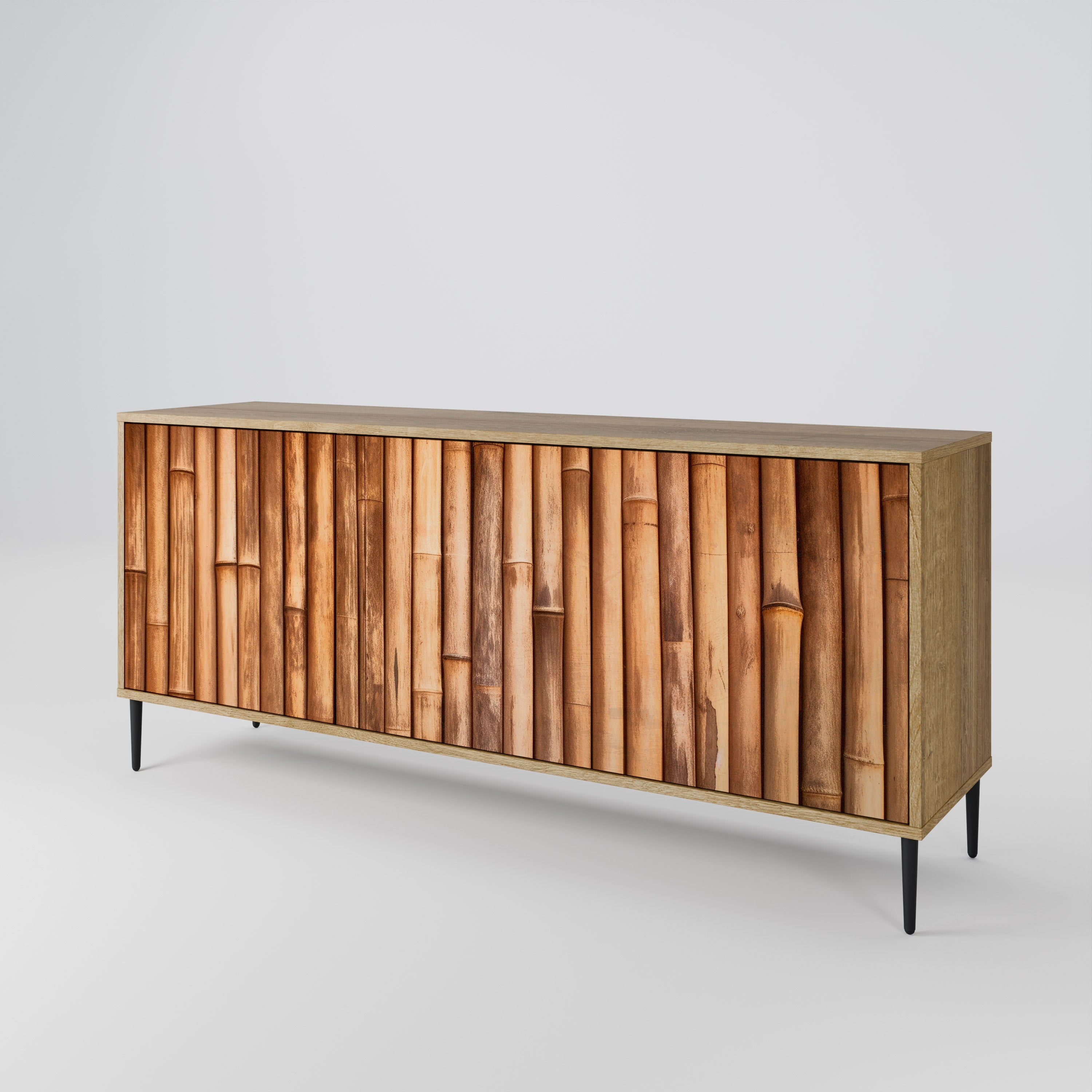 NATURAL WOOD 3-türiges Sideboard