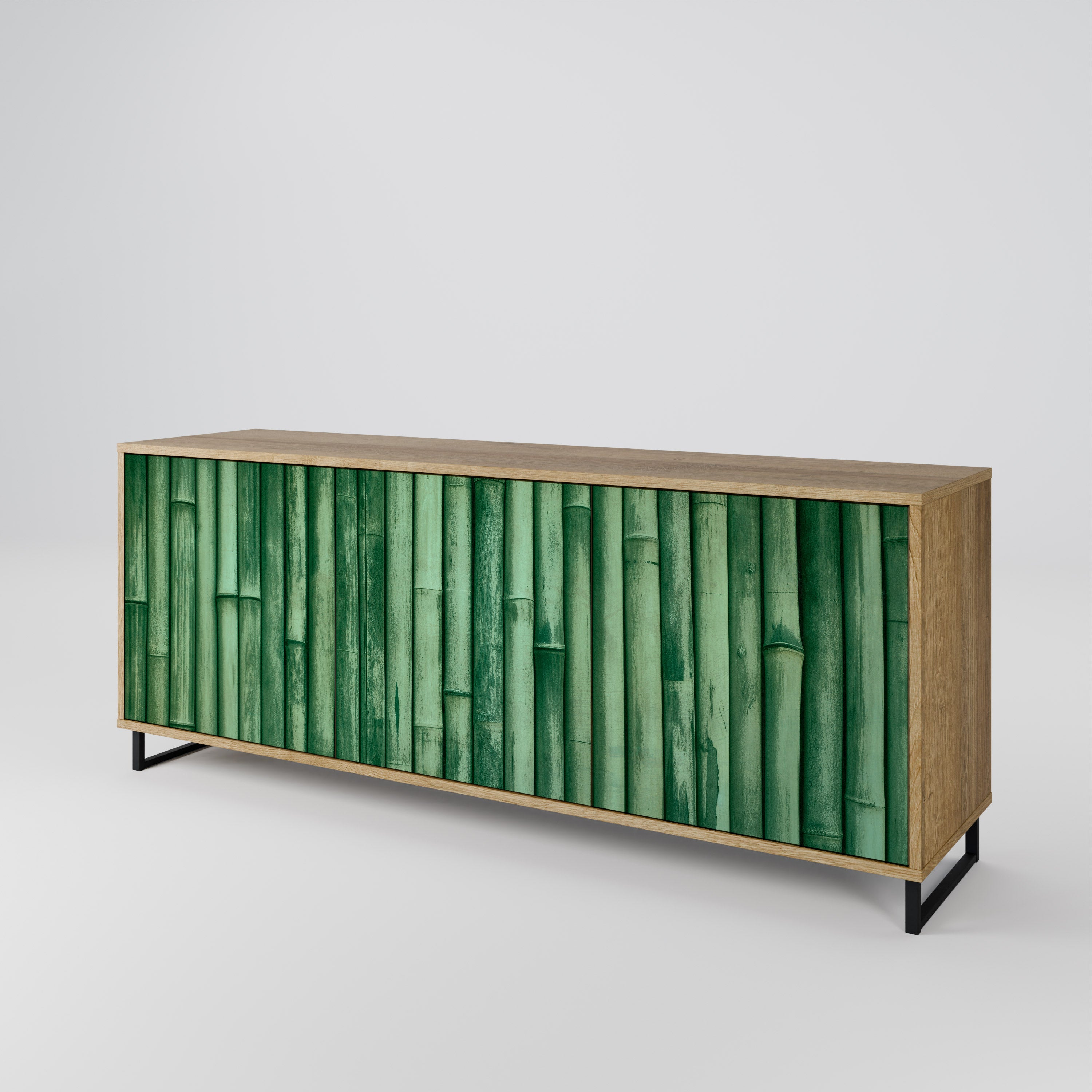 NATURAL GREEN 3-türiges Sideboard