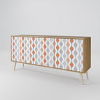 HAZY NOSTALGIA 3-Door Sideboard in Oak Effect
