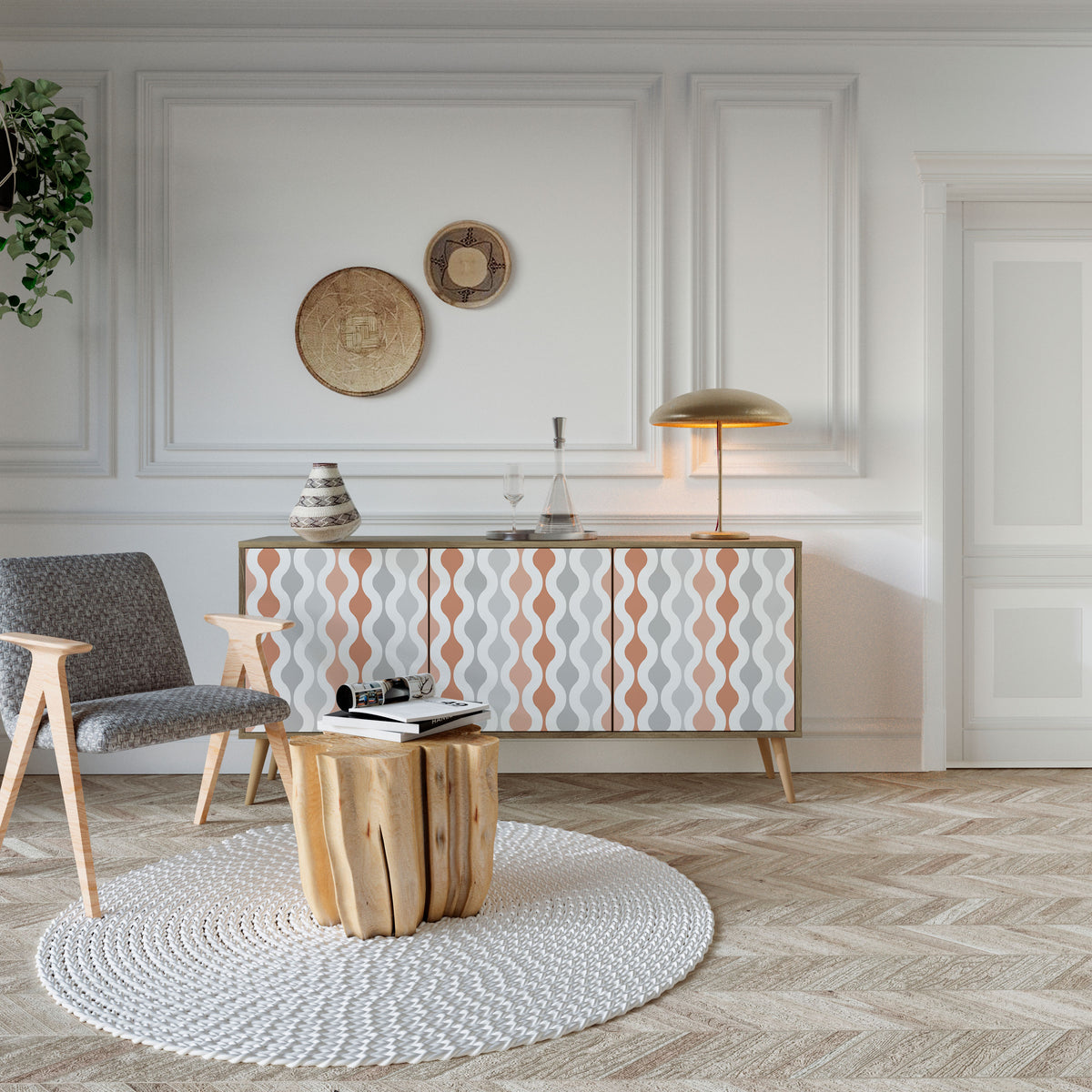 HAZY NOSTALGIA 3-türiges Sideboard