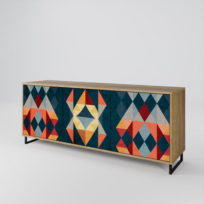 CRACKED ILLUSION 3-türiges Sideboard