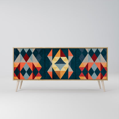 CRACKED ILLUSION 3-türiges Sideboard