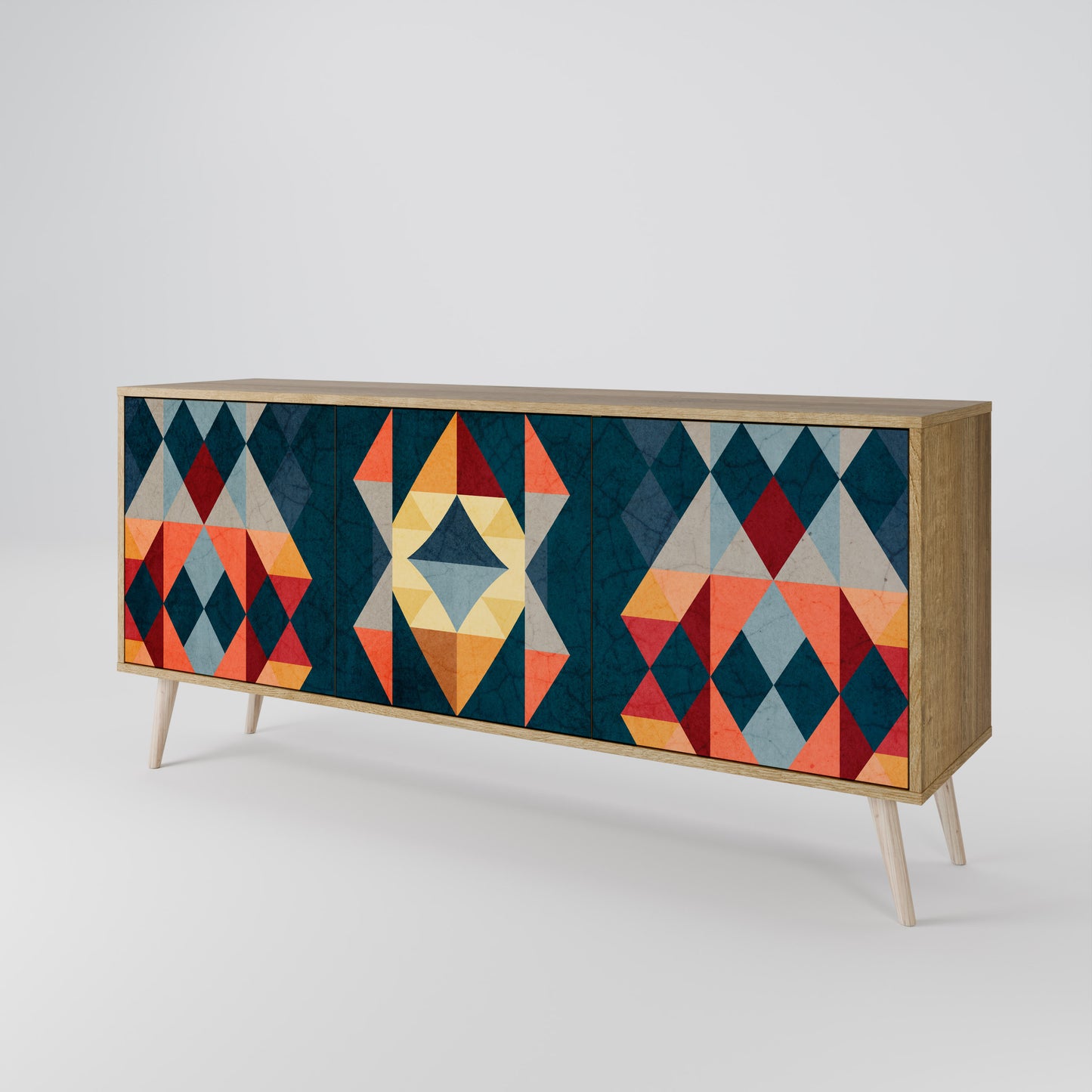 CRACKED ILLUSION 3-türiges Sideboard