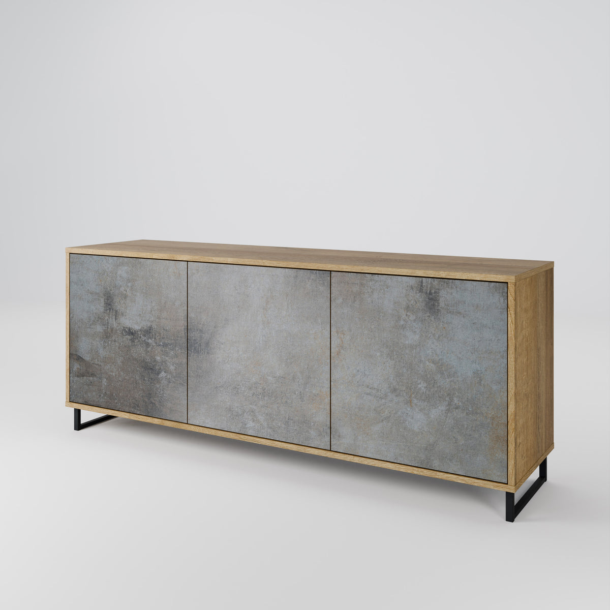 CONCRETE WALL 3-türiges Sideboard