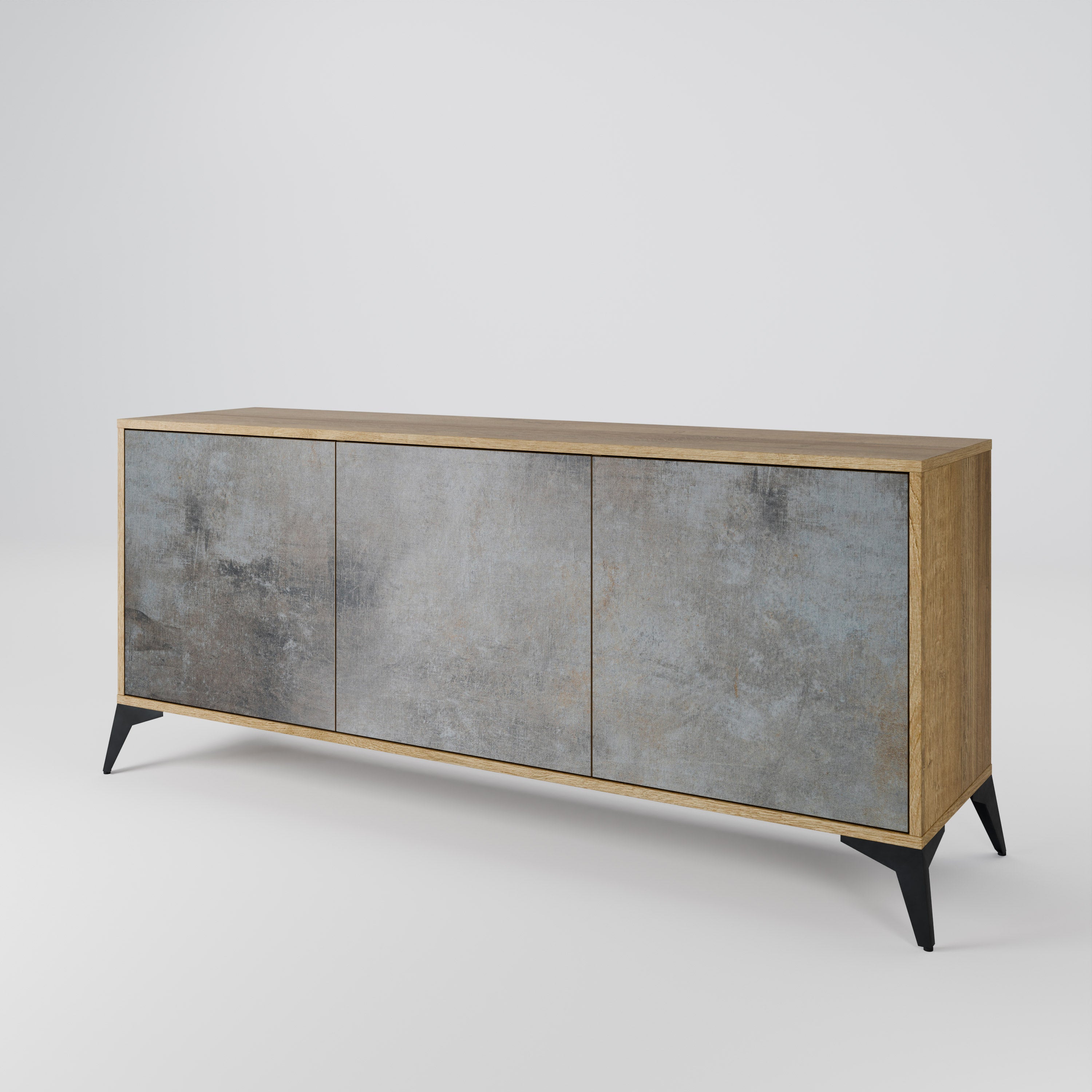 CONCRETE WALL 3-türiges Sideboard