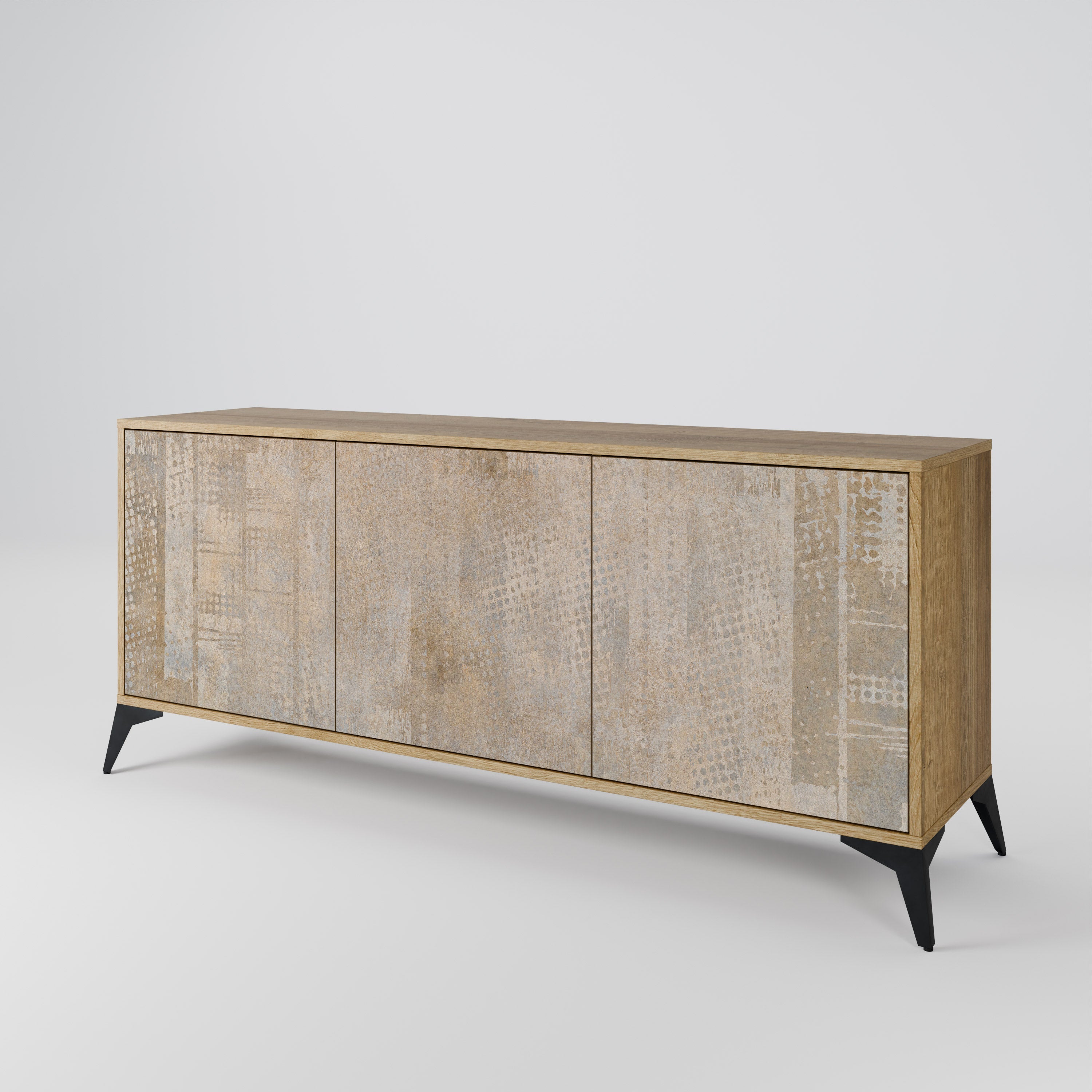 SCREEN ERROR 3-Door Sideboard in Oak Effect