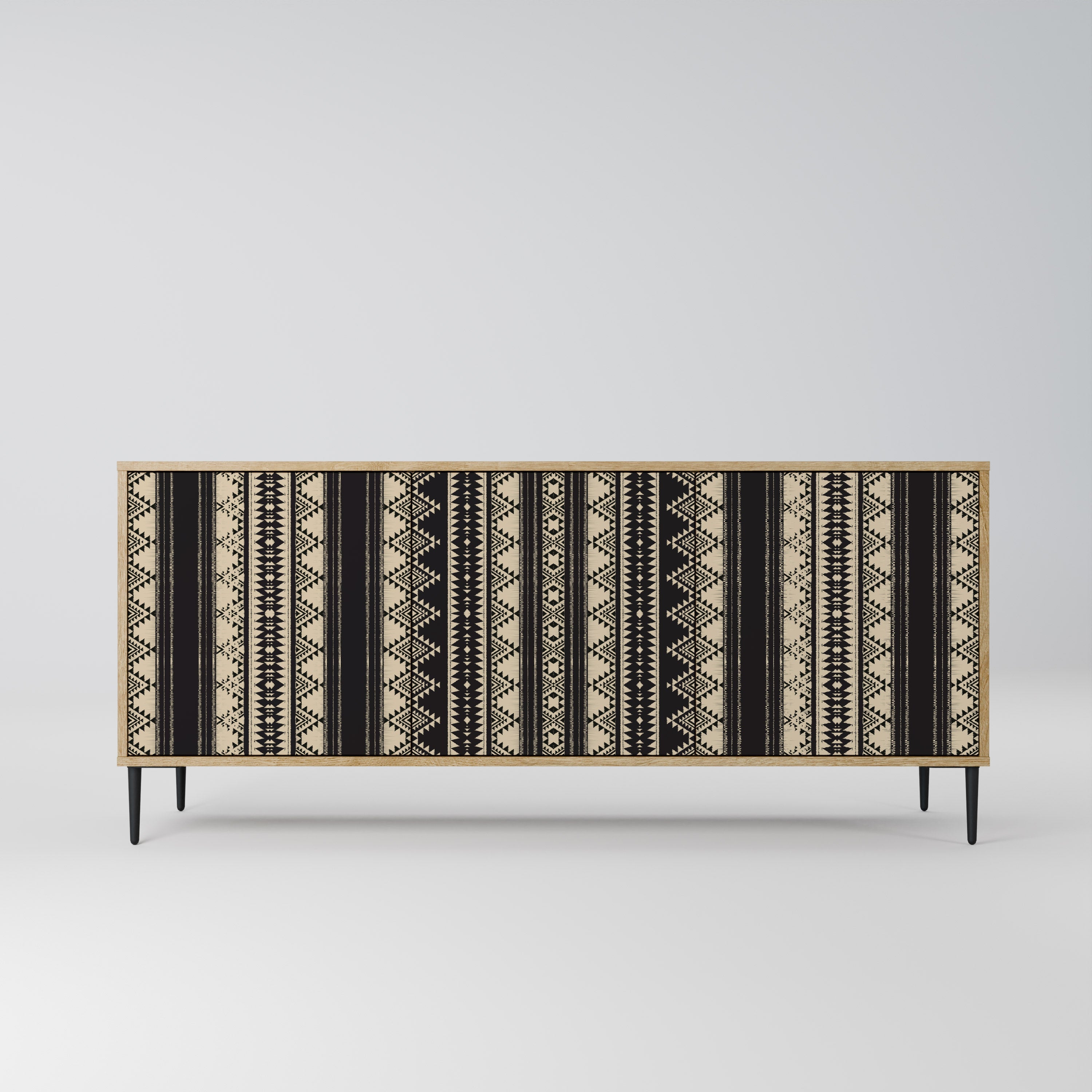 AZTEC 3-Door Sideboard in Oak Effect
