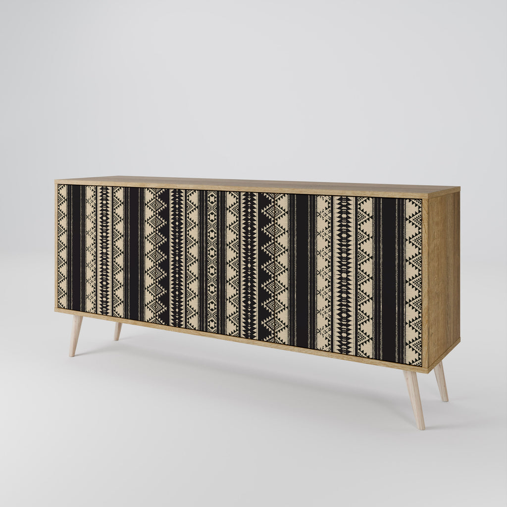 AZTEC 3-Door Sideboard in Oak Effect