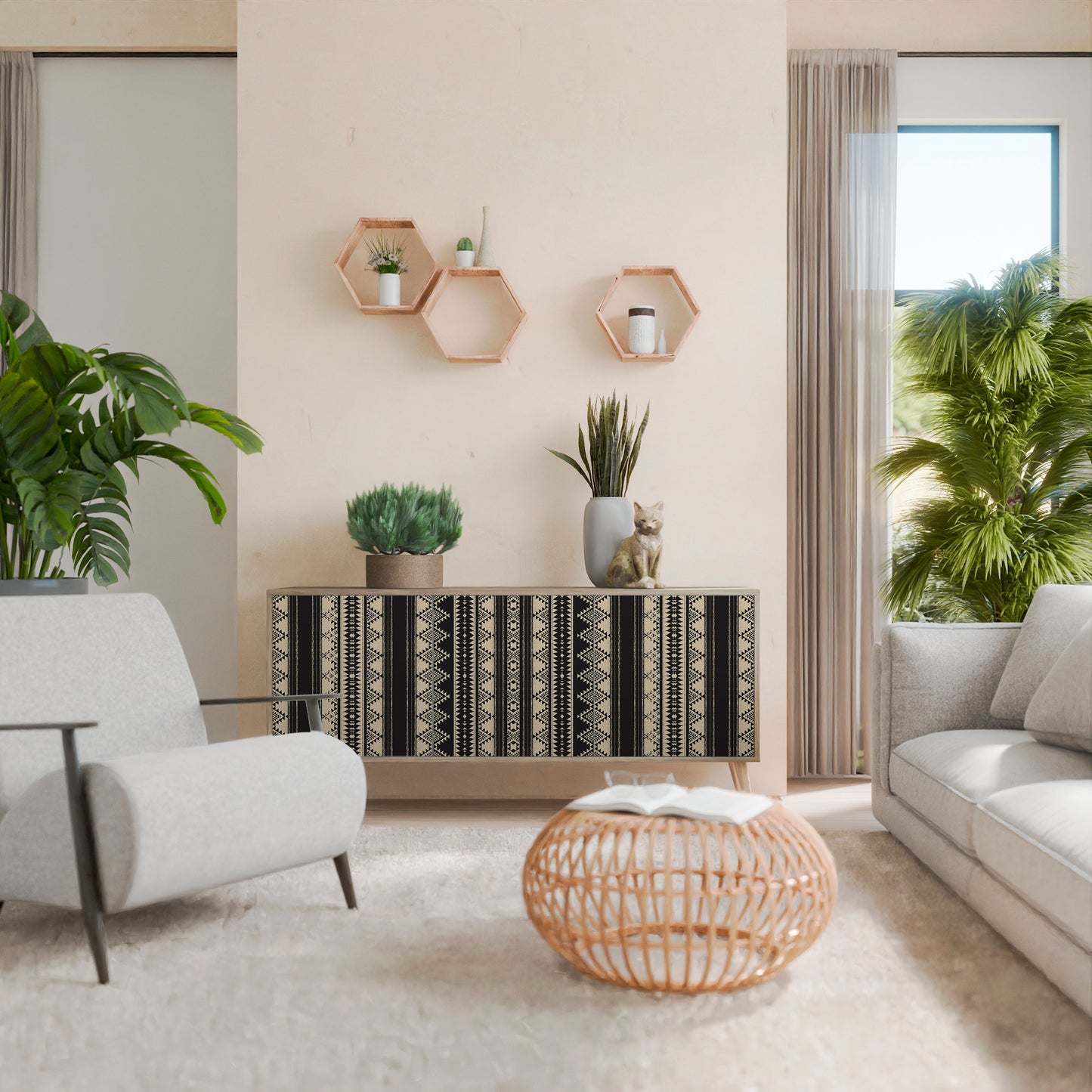 AZTEC 3-türiges Sideboard