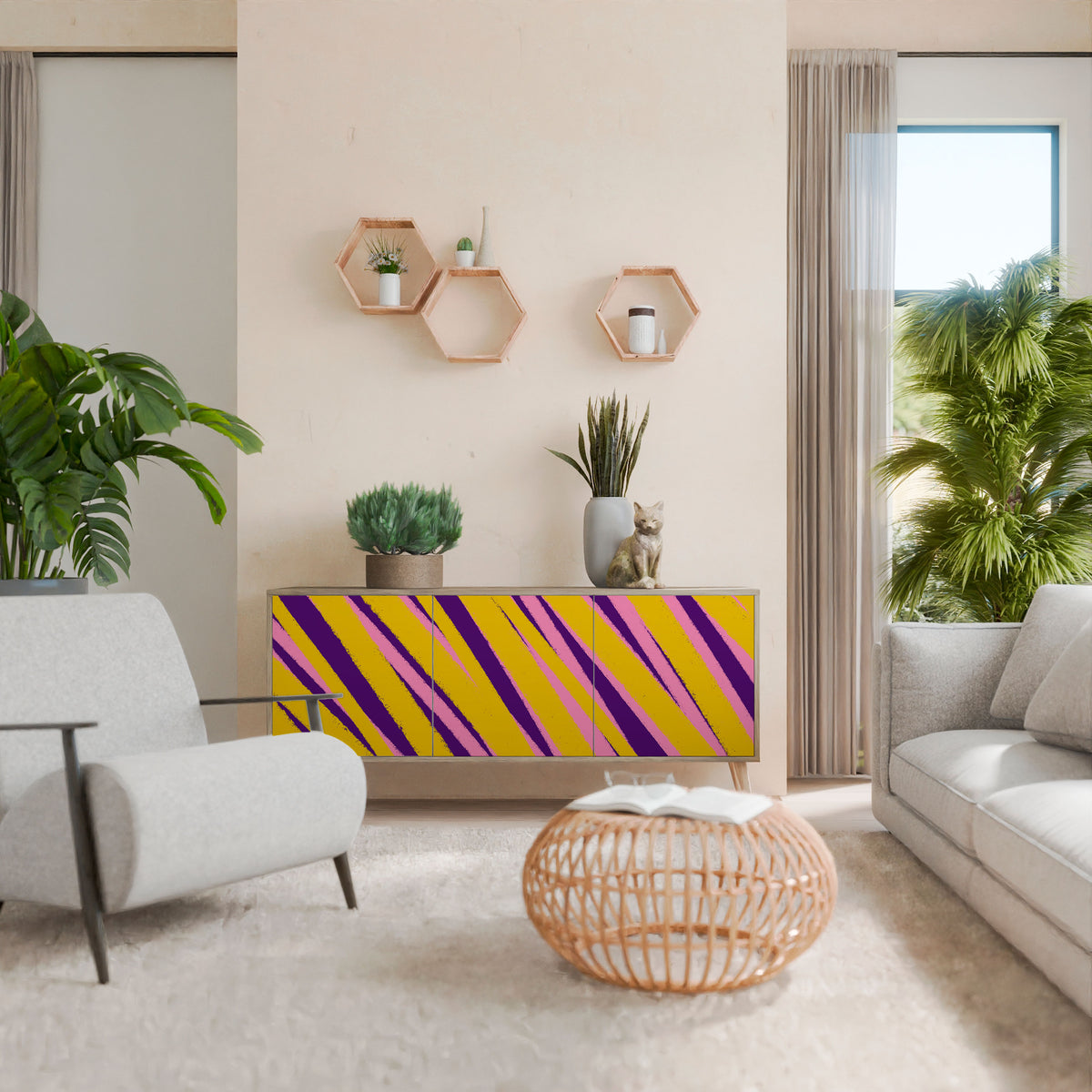 DREAMS COME TRUE 3-türiges Sideboard
