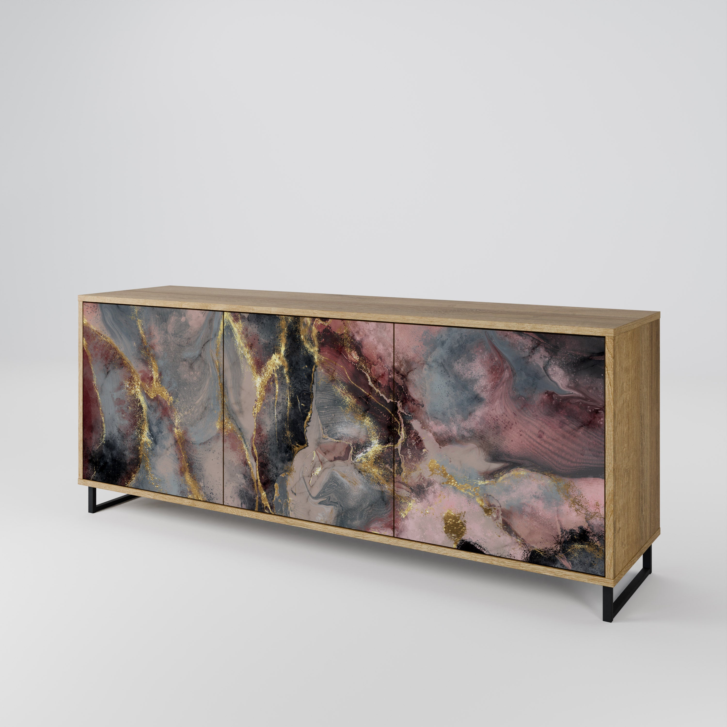 GOLDEN TIDES 3-türiges Sideboard