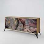 GOLDEN TIDES 3-Door Sideboard in Oak Effect