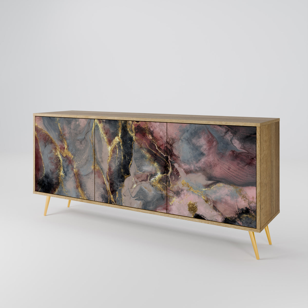 GOLDEN TIDES 3-türiges Sideboard