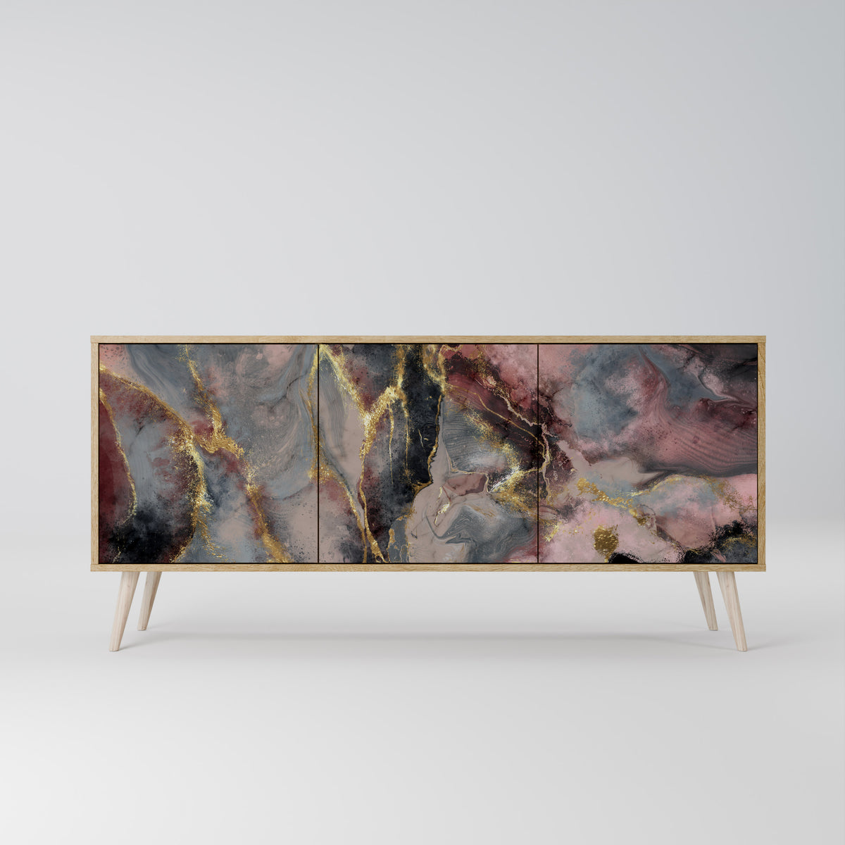 GOLDEN TIDES 3-türiges Sideboard