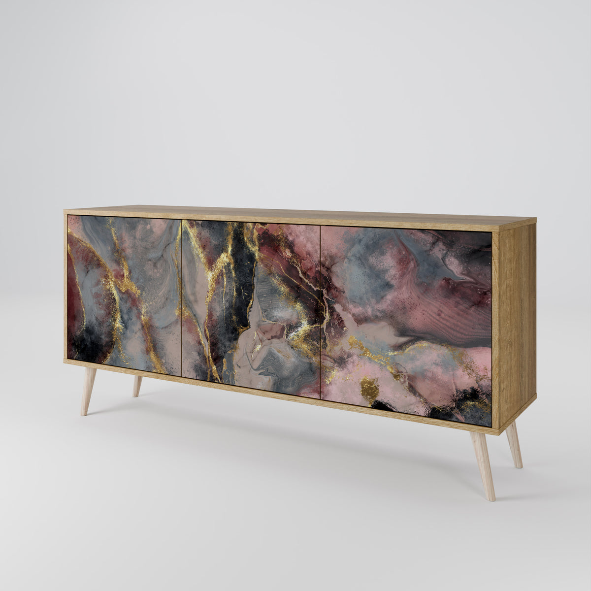 GOLDEN TIDES 3-türiges Sideboard