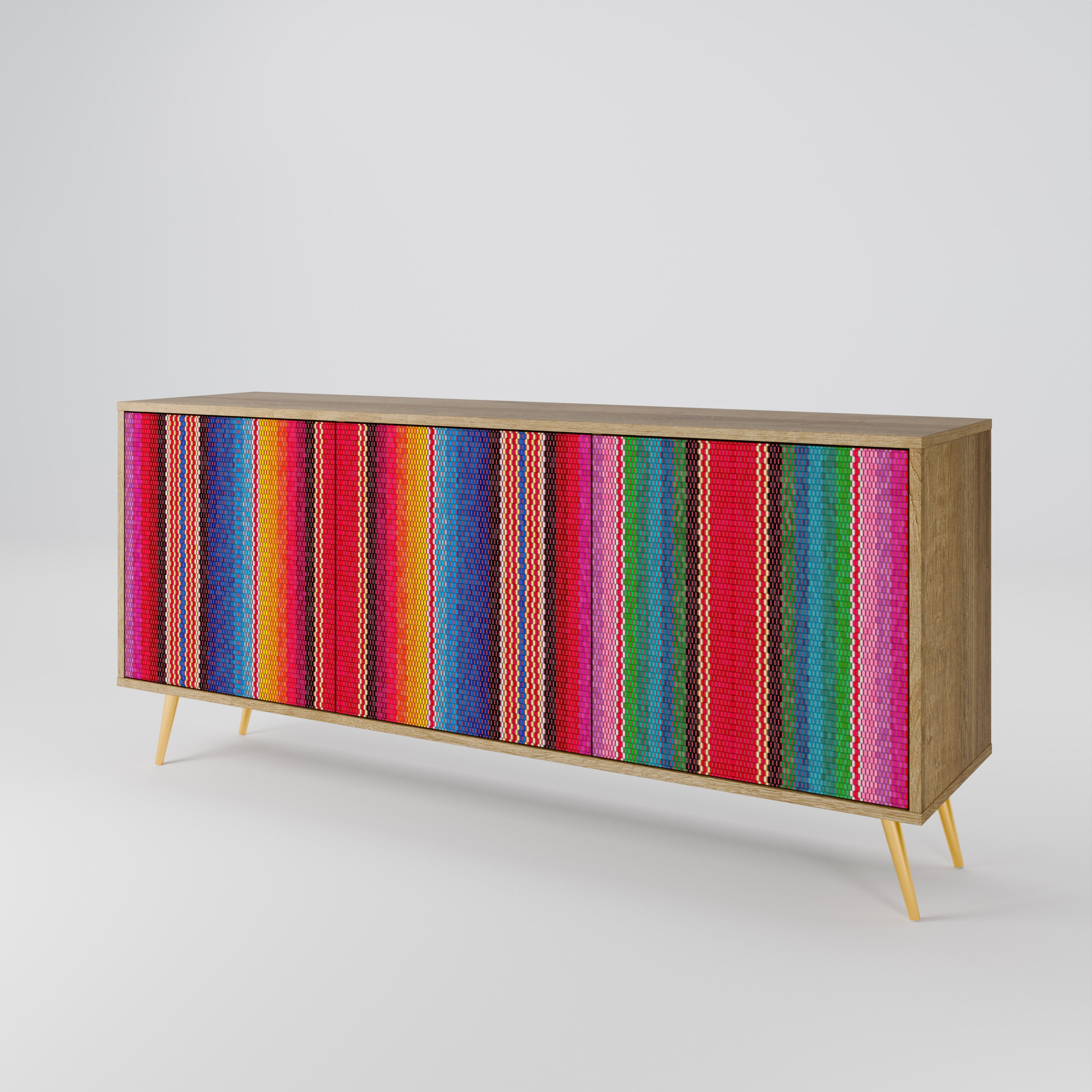 ETHNIC MEXICAN 3-türiges Sideboard
