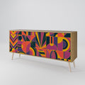 ELECTRIC PATTERNS 3-türiges Sideboard