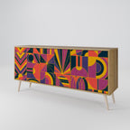 ELECTRIC PATTERNS 3-türiges Sideboard