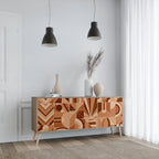 PRISM MOSAIC 3-Door Sideboard in Oak Effect
