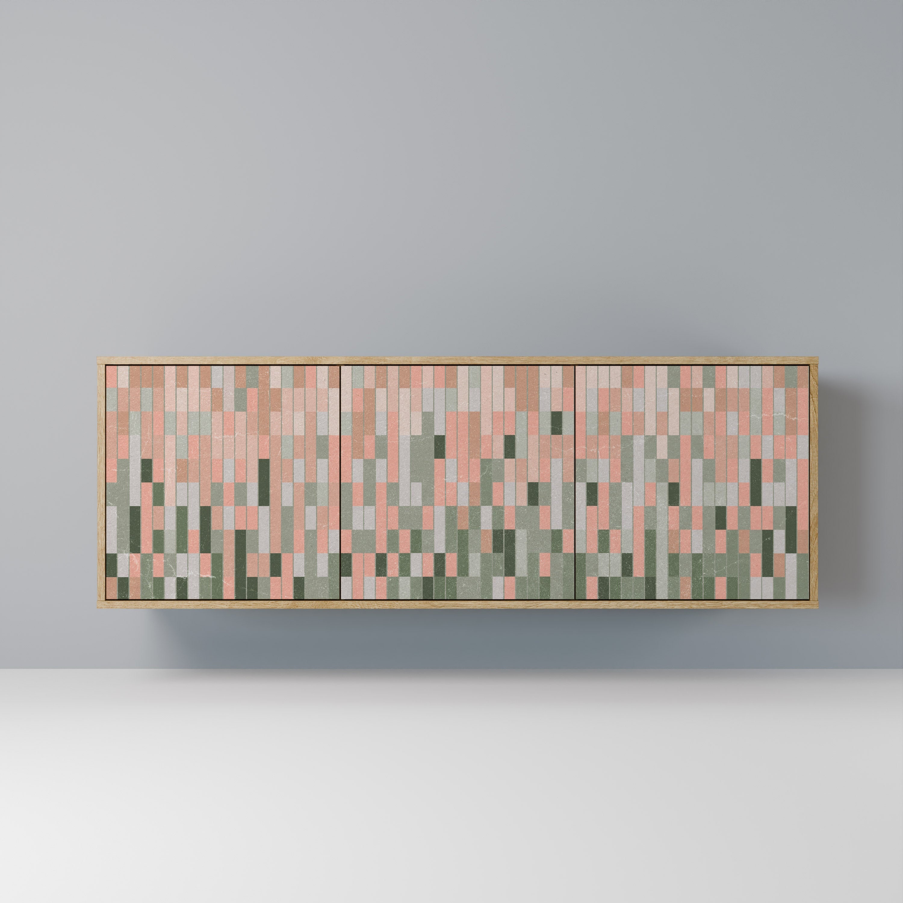 BUILDING THE FUTURE 3-Door Sideboard in Oak Effect