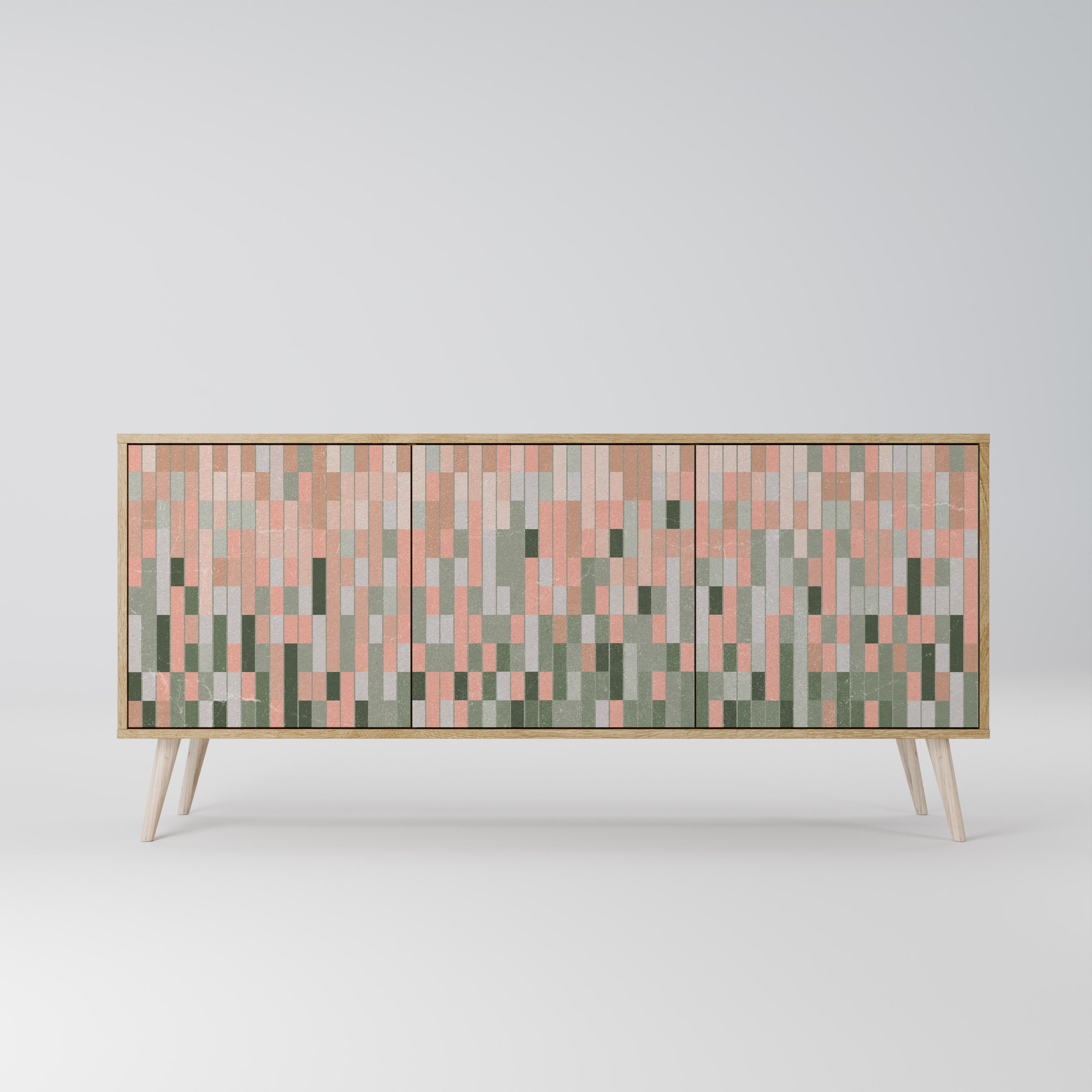 BUILDING THE FUTURE 3-Door Sideboard in Oak Effect