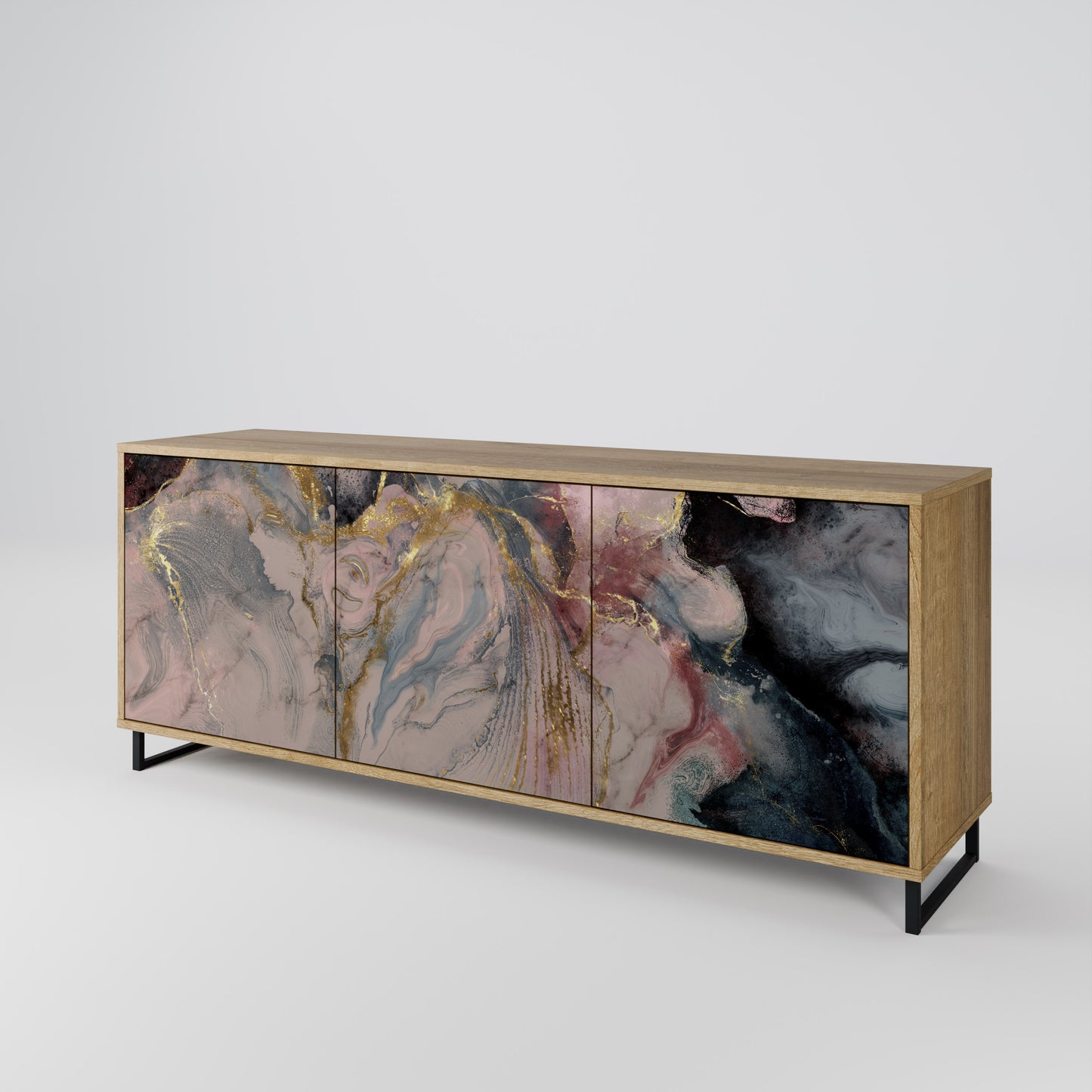 GILDED SWIRLS 3-türiges Sideboard