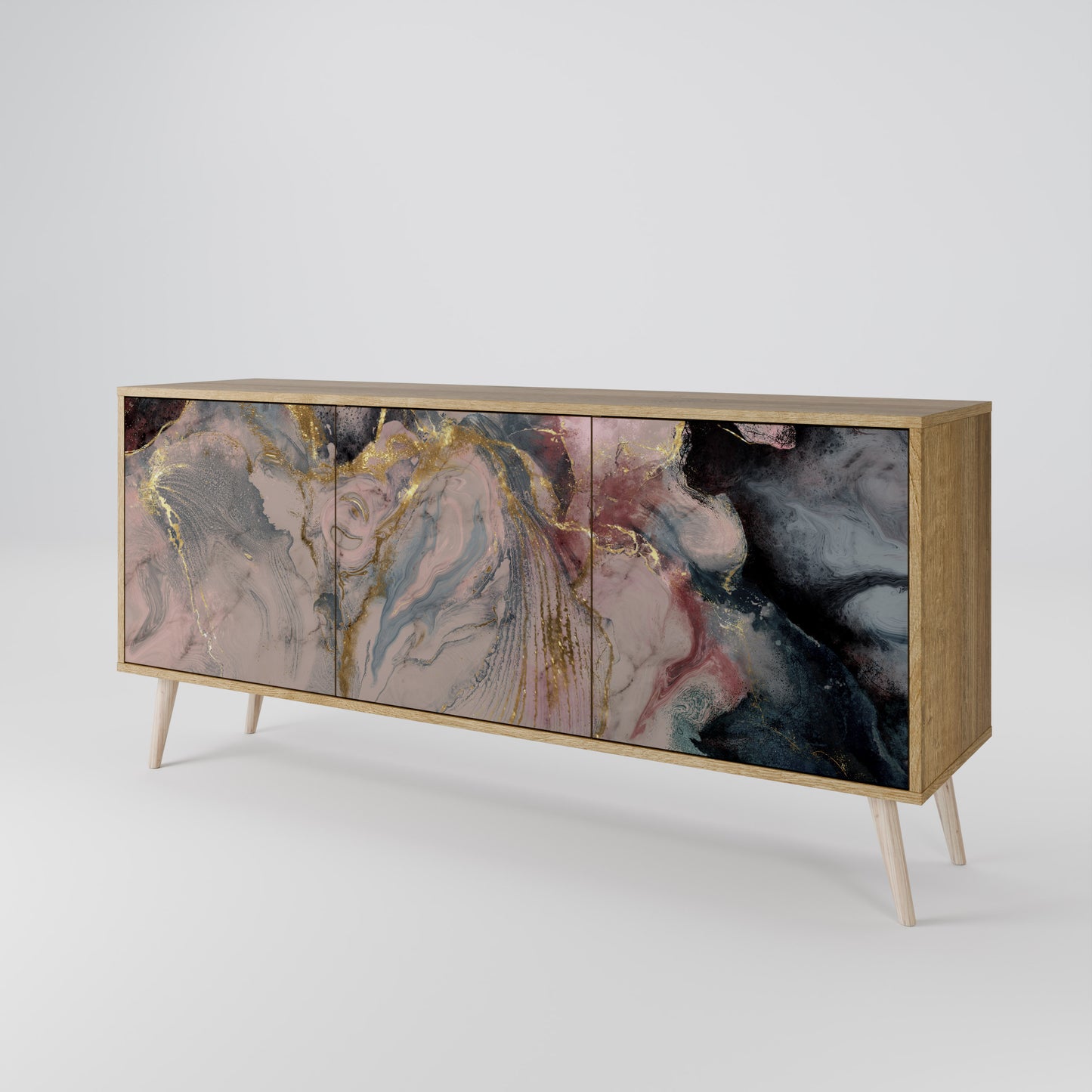 GILDED SWIRLS 3-türiges Sideboard
