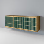 ILUSION GATE 3-Door Sideboard in Oak Effect