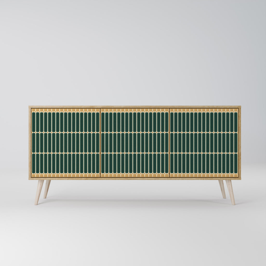 ILUSION GATE 3-Door Sideboard in Oak Effect