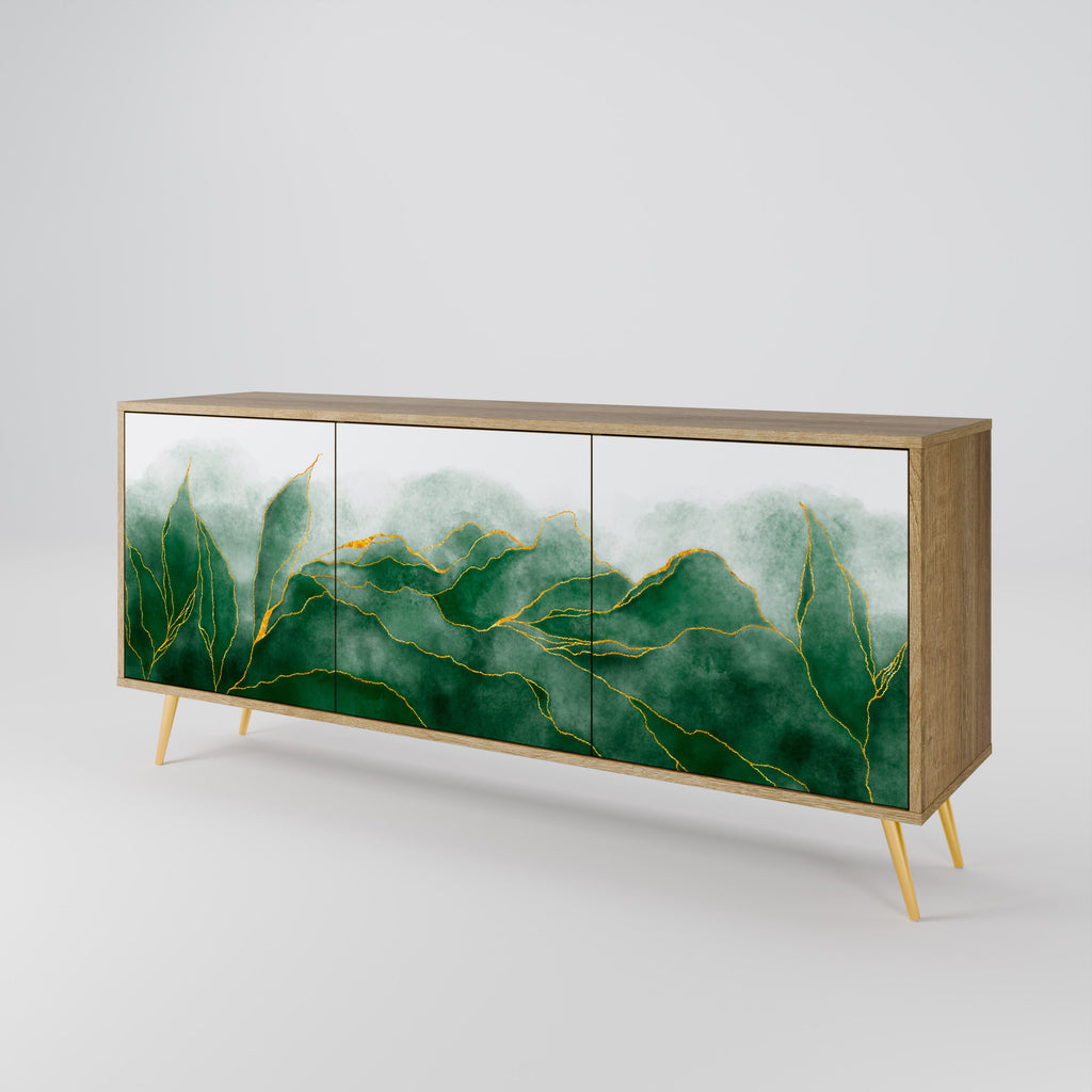 EXPENSIVE NATURE 3-Door Sideboard in Oak Effect