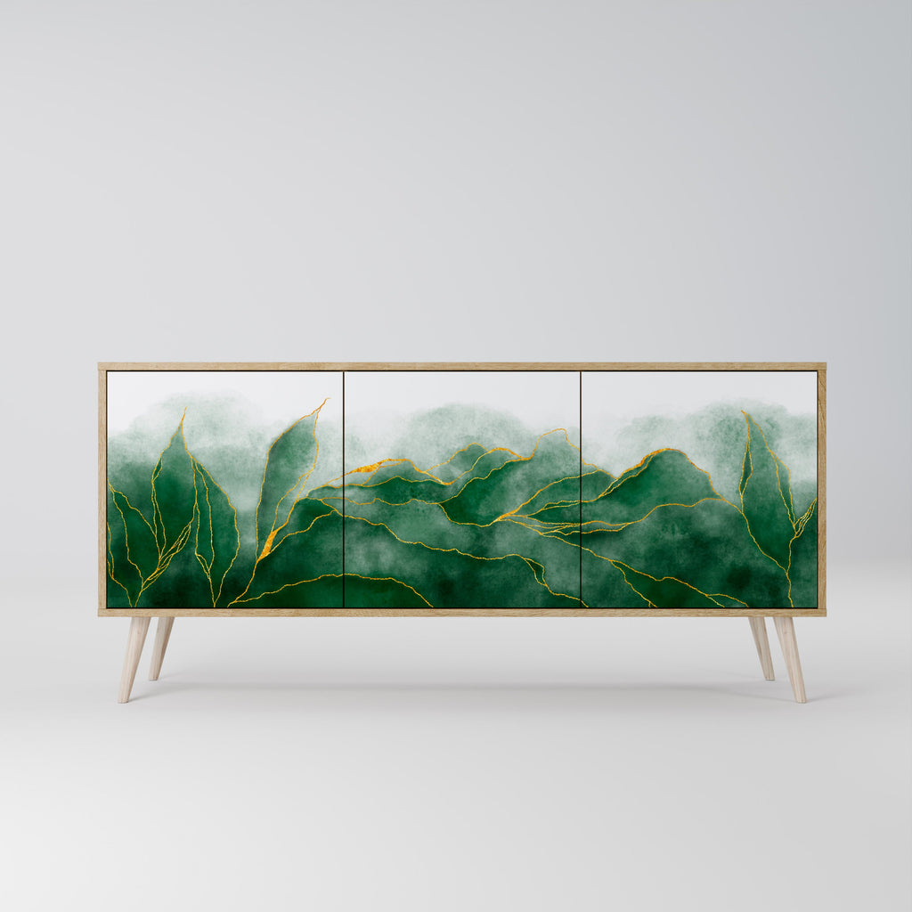 EXPENSIVE NATURE 3-Door Sideboard in Oak Effect