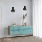 SKY WASH 3-Door Sideboard in Oak Effect