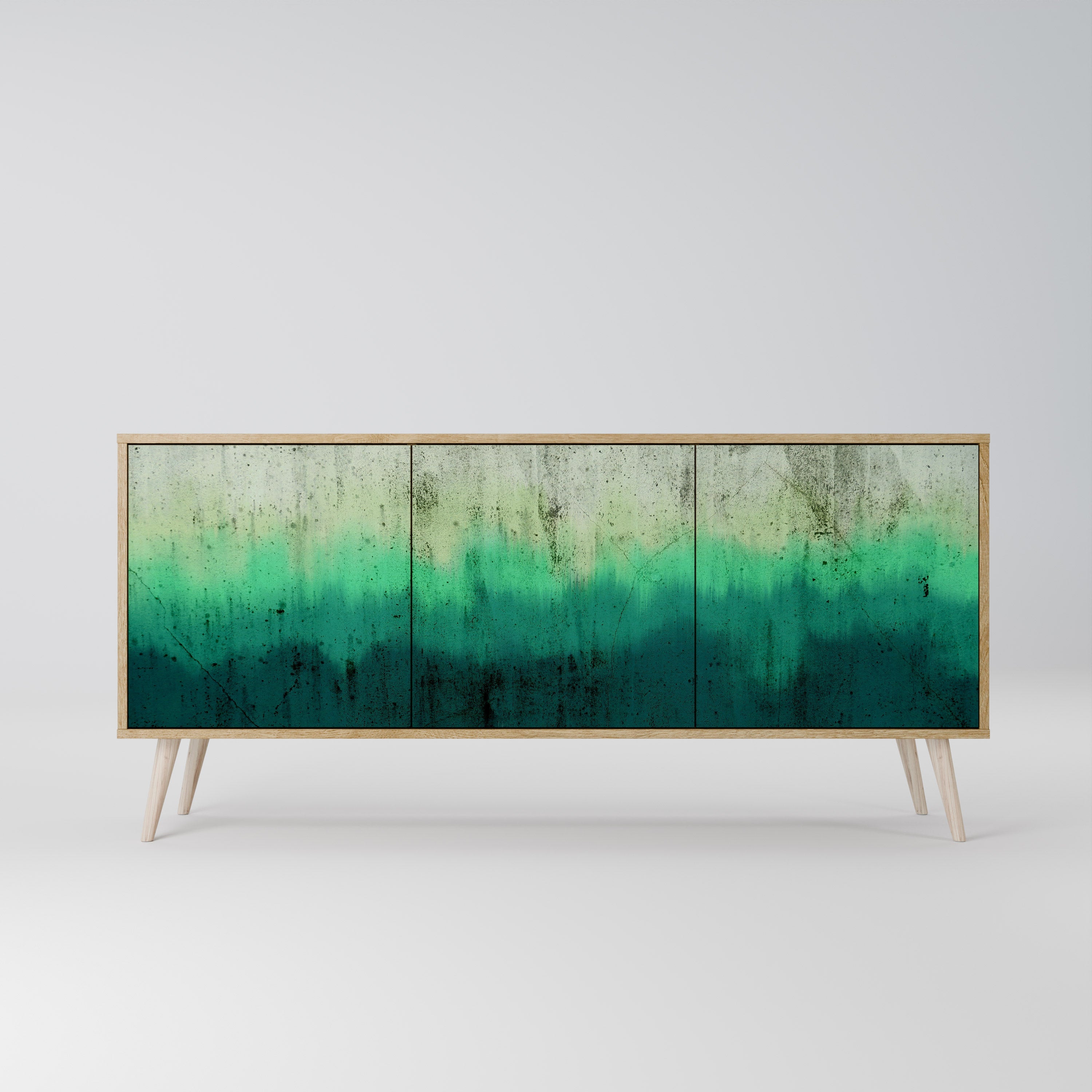 NORTHERN LIGHTS 3-Door Sideboard in Oak Effect