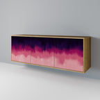 AURORA BOREALIS 3-Door Sideboard in Oak Effect