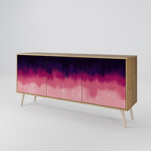 AURORA BOREALIS Sideboard mit 3 Türen in Eiche-Optik