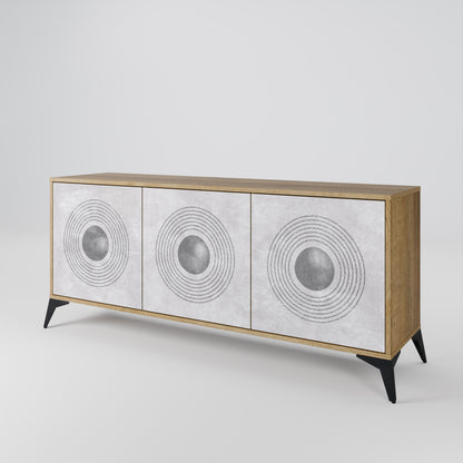 SOLID CIRCLES 3-türiges Sideboard
