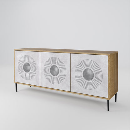 SOLID CIRCLES 3-türiges Sideboard