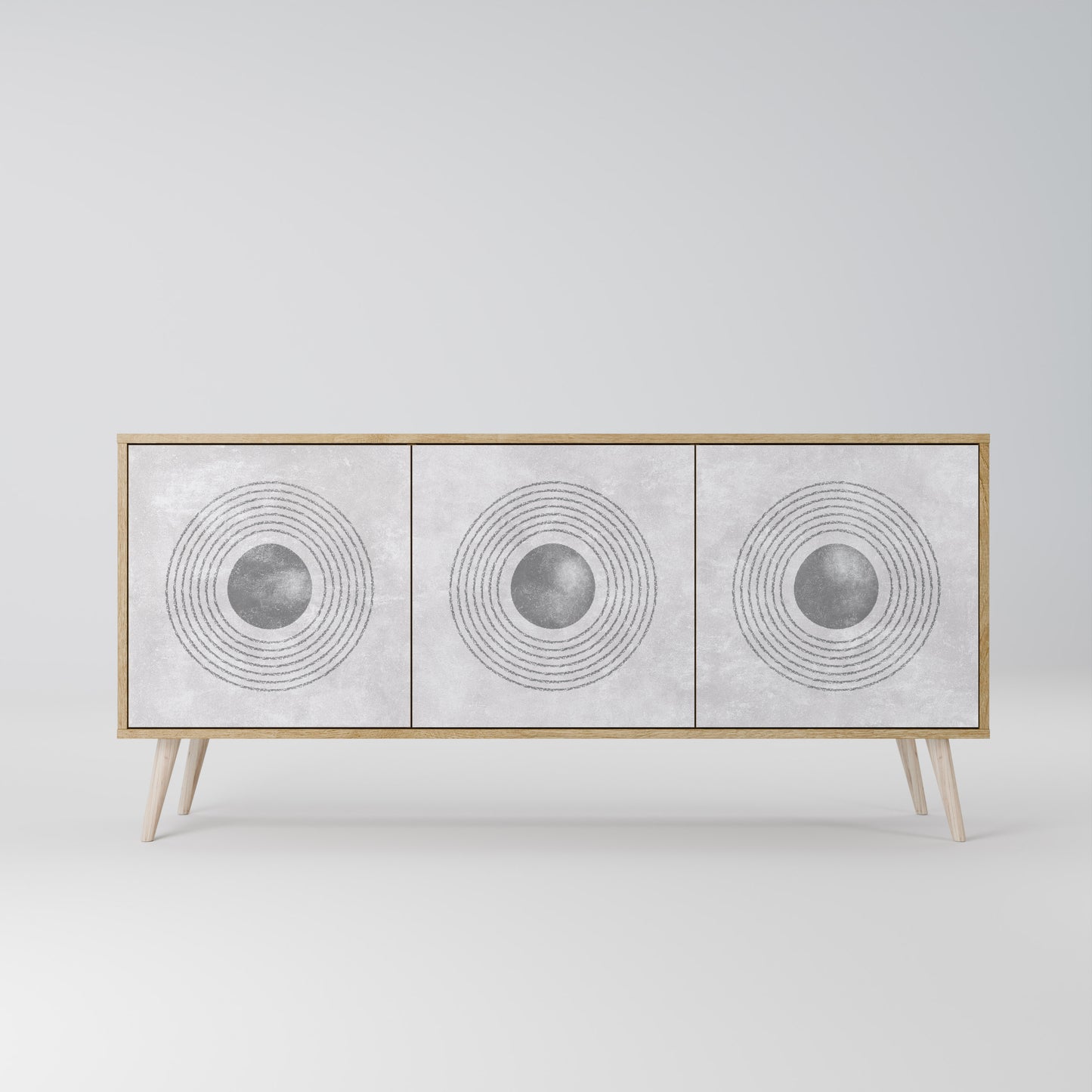 SOLID CIRCLES 3-türiges Sideboard