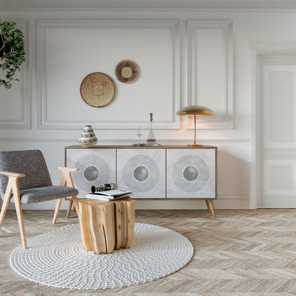SOLID CIRCLES 3-türiges Sideboard