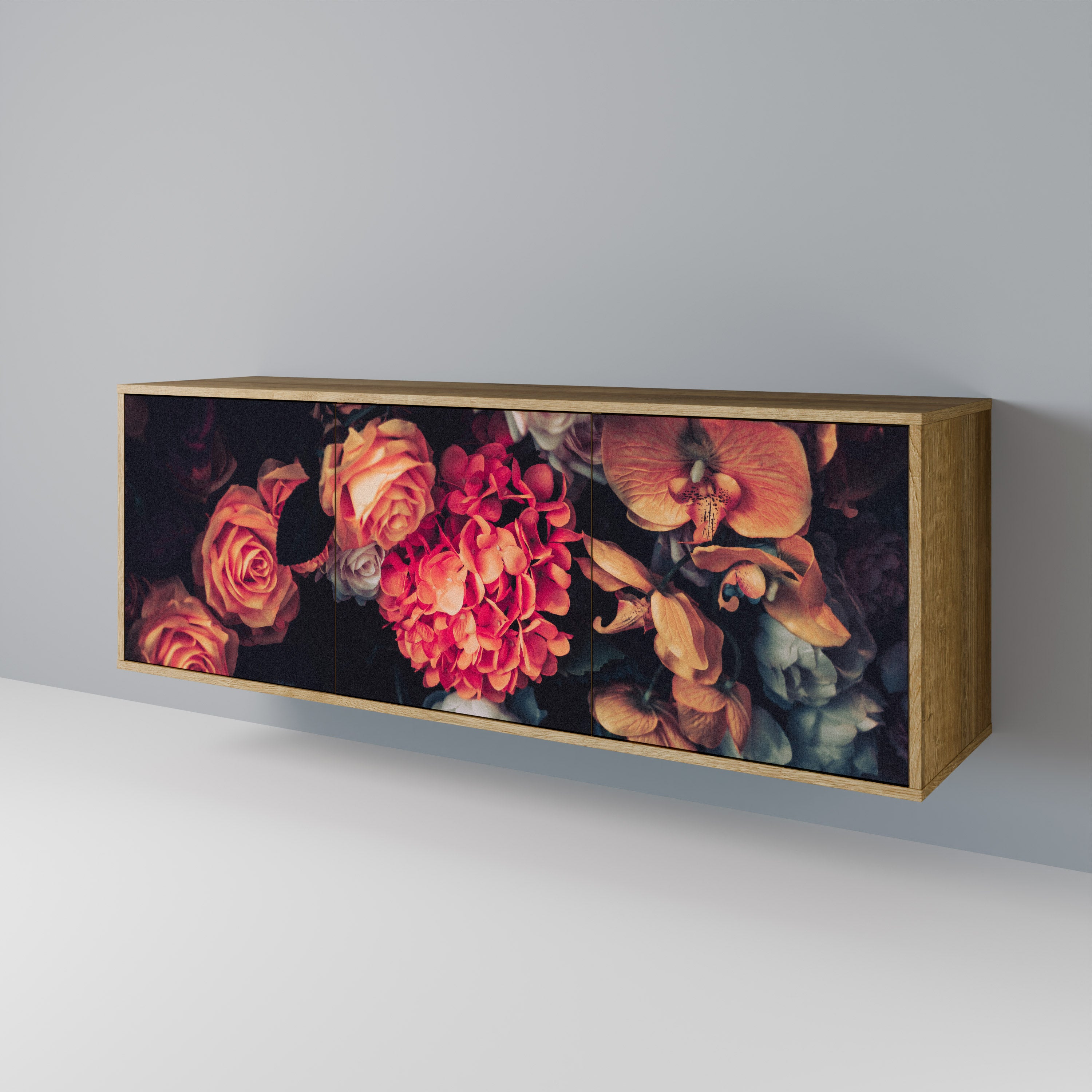 NEVERENDING BLOOM 3-Door Sideboard